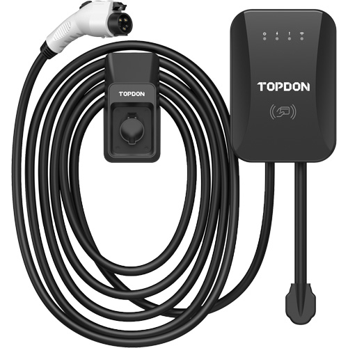 Chargeur r&eacute;sidentiel PulseQ AC pour VE avec mode identification par radiofr&eacute;quence (RFID), 40 A, Niveau 2 CA, Connecteur Type 1 (SAE J1772) Ottawa Fastener Supply