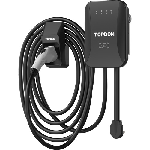 Chargeur r&eacute;sidentiel PulseQ AC pour VE avec mode identification par radiofr&eacute;quence (RFID), 40 A, Niveau 2 CA, Connecteur Type 1 (SAE J1772) Ottawa Fastener Supply