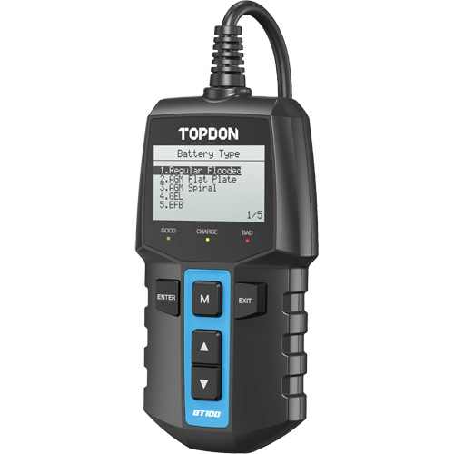 Testeur de batterie 12?V et de syst&egrave;mes BT100 Ottawa Fastener Supply