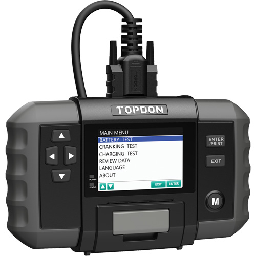 Testeur de batterie 12?V et de syst&egrave;mes 12?V/24?V BT600 avec imprimante int&eacute;gr&eacute;e Ottawa Fastener Supply