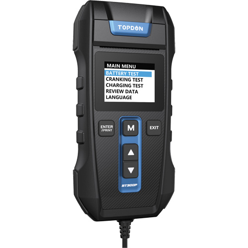 Testeur de batterie, de charge et de d&eacute;marrage BT300P avec imprimante Ottawa Fastener Supply