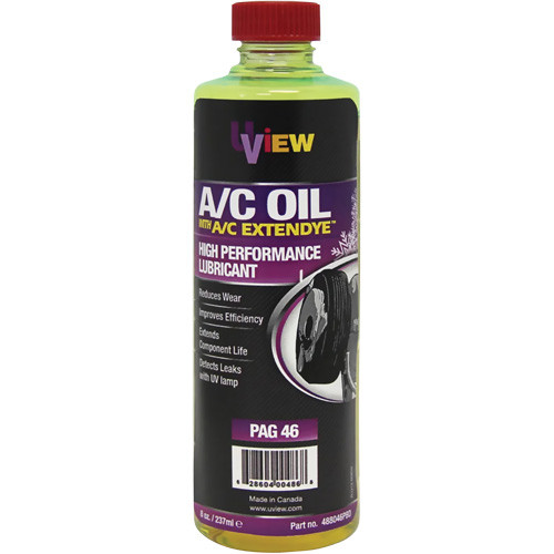 PAG 46 Oil with A/C ExtenDye, 237 ml, Bottle Ottawa Fastener Supply