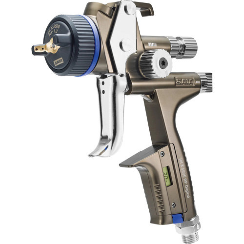 Pistolet de peinture de premi&egrave;re qualit&eacute; pour peinture automobile avec psi num&eacute;rique X5500 RP 1,3 O RPS D, Entr&eacute;e d'air 1/4" NPT, 10,24 pi³/min, Capacit&eacute; 0,6 L/0,9 L, 0,17 psi Ottawa Fastener Supply