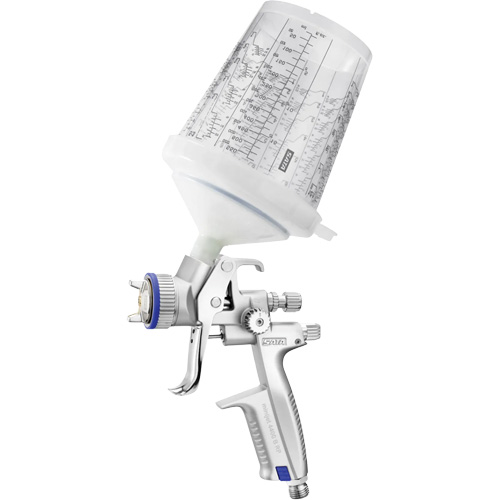 Pistolet de peinture de premi&egrave;re qualit&eacute; 4400?B RP?1,2 SR avec godet RPS 0,3?L, pour les retouches de finitions automobiles, Entr&eacute;e d'air 1/4" NPT, 7,06 pi³/min, Capacit&eacute; 0,3 L, 0,17 psi Ottawa Fastener Supply
