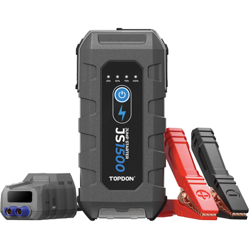 D&eacute;marreur d'appoint, survolteur, banque d'alimentation et lampe de poche JumpSurge1500 Ottawa Fastener Supply
