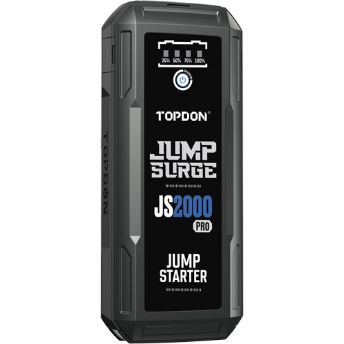 D&eacute;marreur de secours, banque d'alimentation et lampe de poche JumpSurge2000Pro &agrave; 2500 A de pointe Ottawa Fastener Supply