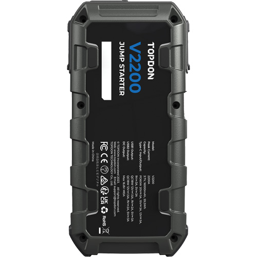 V2200 Jump Starter, Power Bank & Flashlight Ottawa Fastener Supply