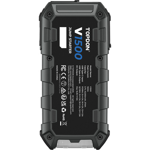 V1500 Jump Starter, Booster, Power Bank & Flashlight Ottawa Fastener Supply