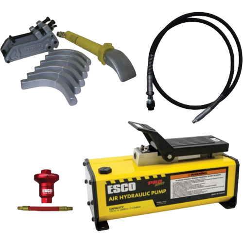 Ensemble de t&ecirc;te de brise-talon pour pneus g&eacute;ants avec pompe hydraulique de 1/2 gallon Ottawa Fastener Supply