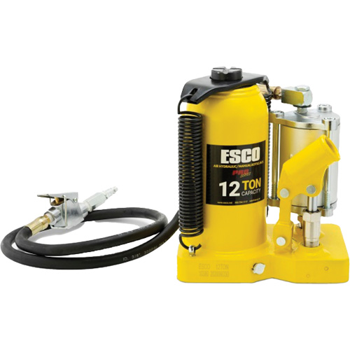 Cric-bouteille de s&eacute;rie Pro, 12 tonne(s), Air comprim&eacute;/hydraulique, 18-1/2" Hauteur &eacute;lev&eacute;e Ottawa Fastener Supply