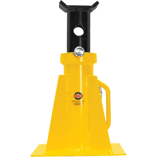 Pin Style Jack Stand, Locking Pin, 25 tons Capacity, 15-3/4" - 26-3/4" H Ottawa Fastener Supply