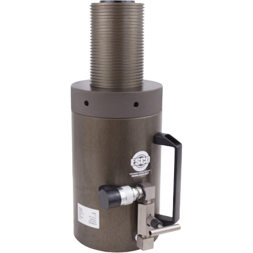 Safety Jack, Locking Collar, 100 tons Capacity, 13-37/100" - 19-3/5" H Ottawa Fastener Supply