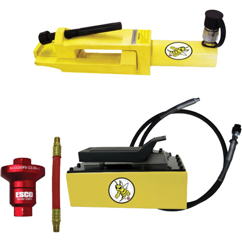 Ensemble de brise-talon pour pneus g&eacute;ants/&eacute;quipement de terrassement Yellow Jackit Ottawa Fastener Supply