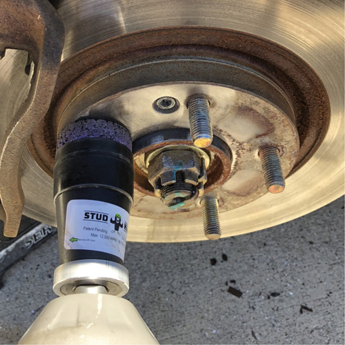 STUD KLEEN Impact-Driven Hub, Stud & Wheel Cleaning Tool Ottawa Fastener Supply