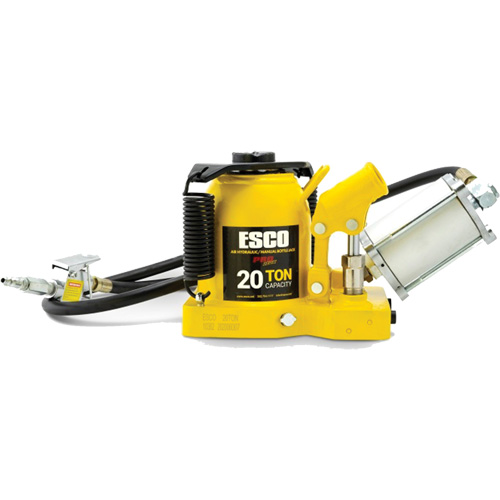 Cric bouteille de s&eacute;rie Pro "Shorty", 20 tonne(s), Air comprim&eacute;/hydraulique, 12-5/8" Hauteur &eacute;lev&eacute;e Ottawa Fastener Supply