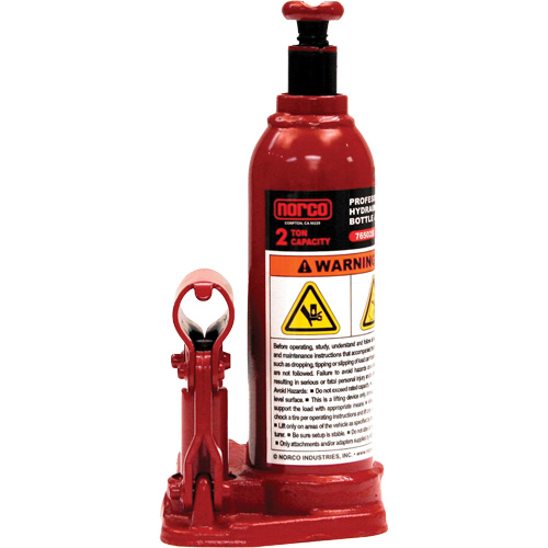 Cric &agrave; bouteille hydraulique professionnel, 2 tonne(s), 14-1/2" Hauteur &eacute;lev&eacute;e Ottawa Fastener Supply