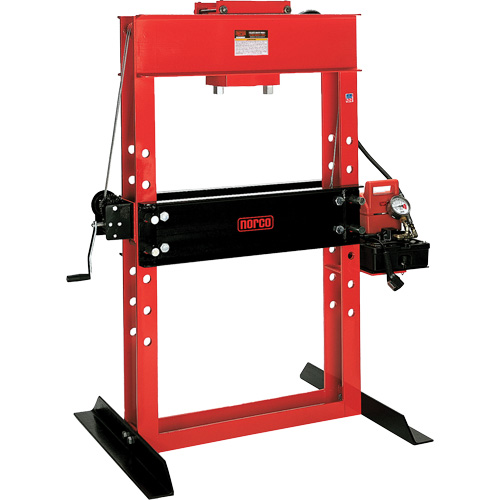 Electro/Hydraulic Pump Operated Shop Press, 50 tons Capacity Ottawa Fastener Supply