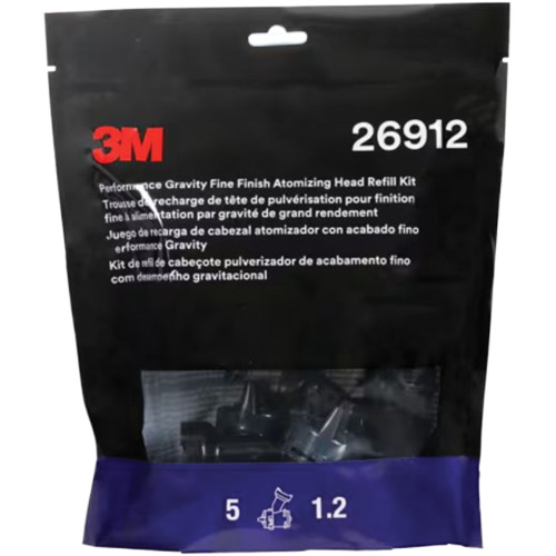 Performance Gravity Fine Finish Atomizing Head - Blue Ottawa Fastener Supply