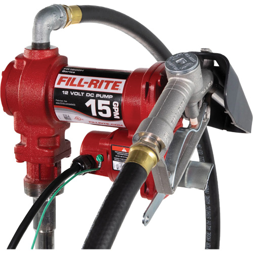 12V DC Fuel Transfer Pump with Nozzle Ottawa Fastener Supply