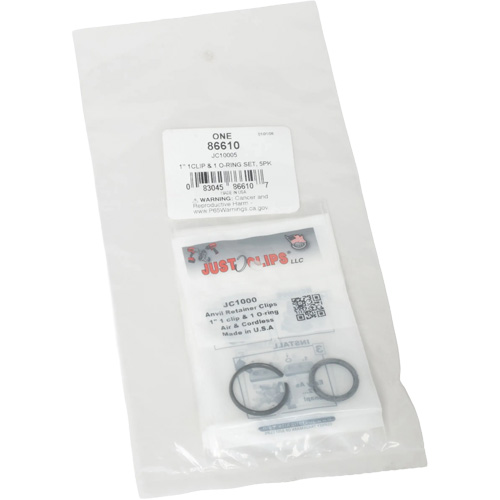 1" Clips & O-Rings Set - Bulk Ottawa Fastener Supply