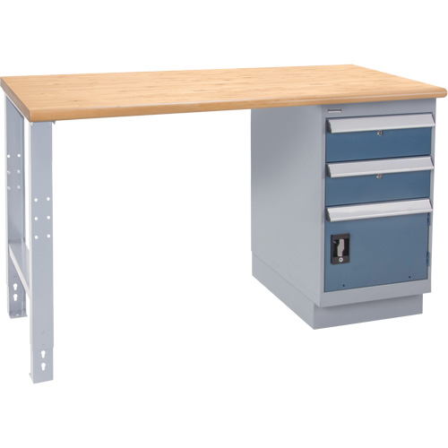 Industrial-Duty Workbench, Door w/ Drawer Combination, 1000 lbs Cap., 72" W x 36" D, 34" H Ottawa Fastener Supply