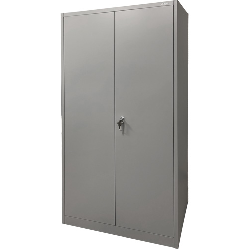 Storage Cabinet, Steel, 4 Shelves, 78" H x 36" W x 24" D, Grey Ottawa Fastener Supply