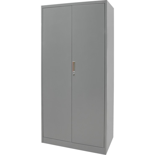 Hi-Boy Storage Cabinet, Steel, 4 Shelves, 72" H x 36" W x 18" D, Grey Ottawa Fastener Supply