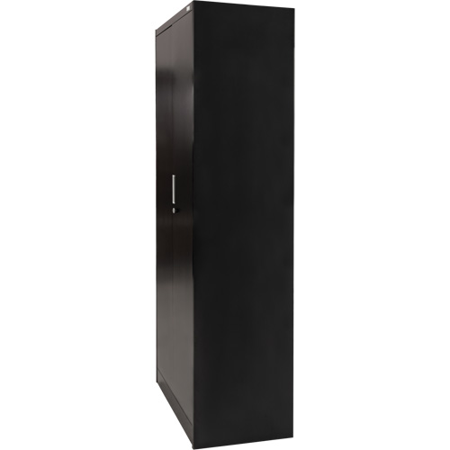 Hi-Boy Storage Cabinet, Steel, 4 Shelves, 72" H x 36" W x 18" D, Black Ottawa Fastener Supply