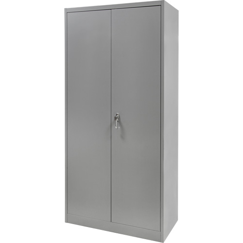 Armoire garde-robe, Acier, 36" la x 18" p x 72" h, Gris Ottawa Fastener Supply