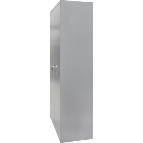 Armoire garde-robe, Acier, 36" la x 18" p x 72" h, Gris Ottawa Fastener Supply