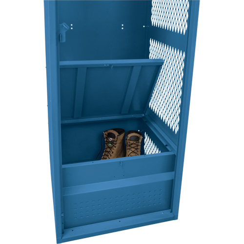 Casier pour &eacute;quipement, Acier, 24" la x 24" p x 72" h, Bleu fonc&eacute; Ottawa Fastener Supply