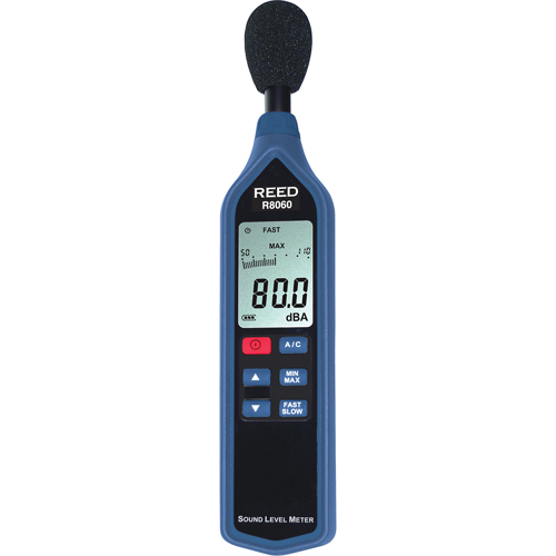 Sound Level Meter with ISO Certificate, 30 - 90 dB/50 - 110 dB/70 - 130 dB Measuring Range Ottawa Fastener Supply