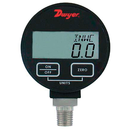 Pressure Gauge, 2-31/50" , 100 psi, Bottom Mount, Digital Ottawa Fastener Supply
