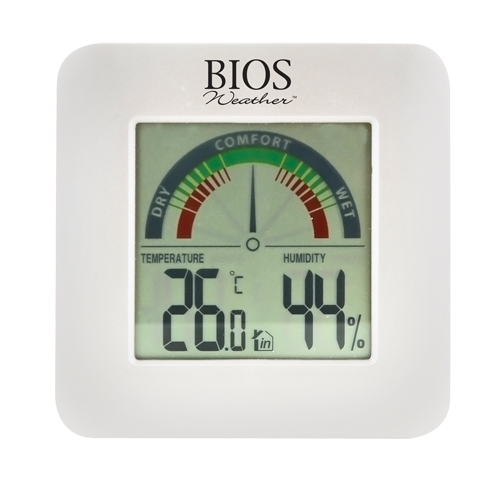 Indoor Hygrometers with BIOS Comfort Scale, Contact, Digital, -58-158°F (-50-70°C) Ottawa Fastener Supply