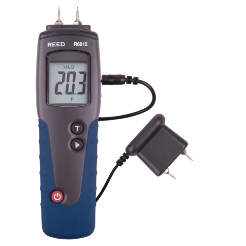 Wood Moisture Meter, 6 - 99.9% Moisture Range, 32°- 104°F (0°- 40°C) Temperature Range Ottawa Fastener Supply