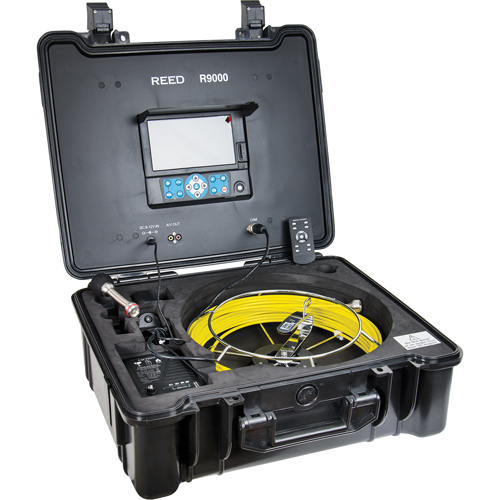Pipe Video Inspection System, 7" Display, 23 mm (0.9") Camera Head Ottawa Fastener Supply