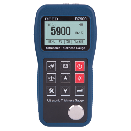Ultrasonic Thickness Gauge with ISO Certificate, Digital Display, Ultrasound, 0.03" - 15.7" (0.65 mm - 400 mm) Range Ottawa Fastener Supply