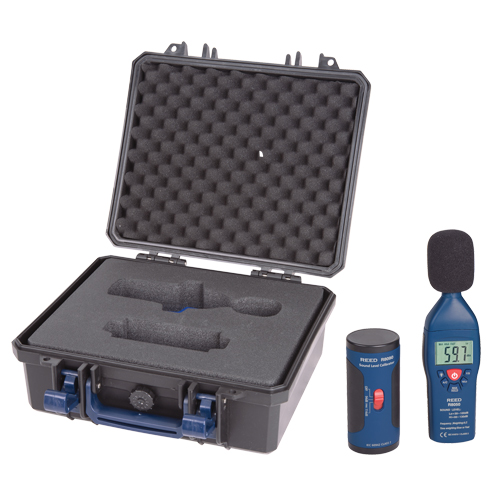 Sound Level Meter and Calibrator Kit, 30 - 130 dB Measuring Range Ottawa Fastener Supply