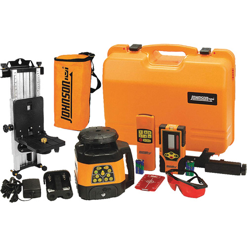 Red Beam Self-Leveling Horizontal & Vertical Rotary Laser, 200' (60 m), 635 Nm Ottawa Fastener Supply