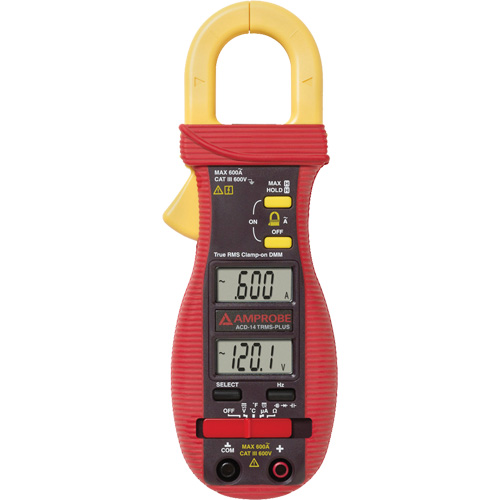 ACD-14-PLUS Clamp-On Multimeter with Dual Display, AC/DC Voltage, AC Current Ottawa Fastener Supply