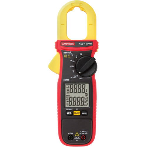 ACD-14-PRO Clamp-On TRMS Multimeter with Dual Display, AC/DC Voltage, AC Current Ottawa Fastener Supply