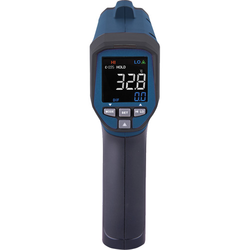 Professional Infrared Thermometer, -26 - 1472° F ( -32 - 800° C ), 30:1, Adjustable Emmissivity Ottawa Fastener Supply