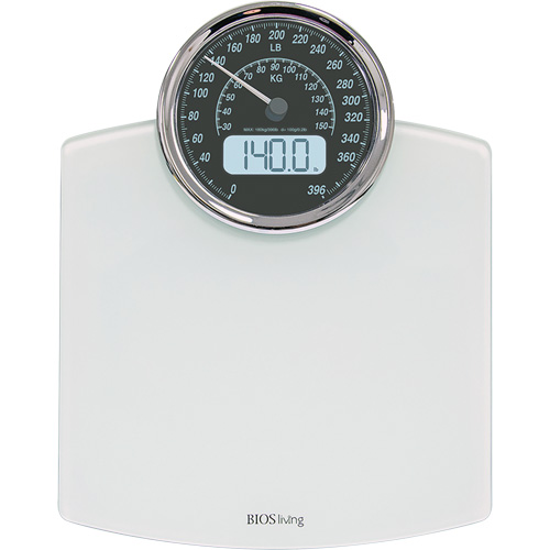Digital Analog Scale, 396 lbs. Cap., 100 g / 0.2 lbs. Graduations Ottawa Fastener Supply