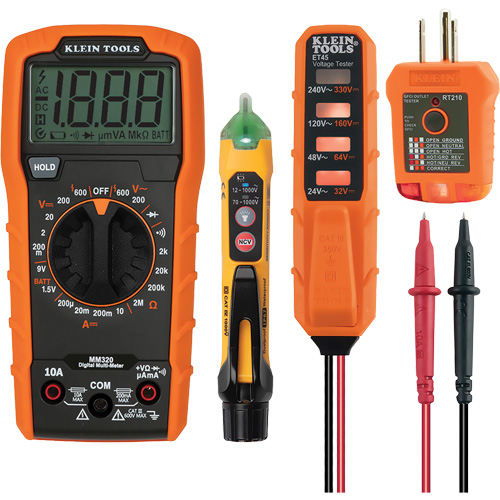 Trousse dessai &eacute;lectrique avec multim&egrave;tre num&eacute;rique Ottawa Fastener Supply