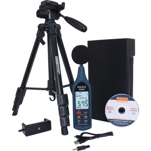 Data Logging Sound Meter with Tripod Kit Ottawa Fastener Supply