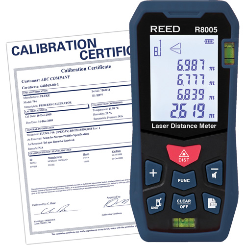 Laser Distance Meter with ISO Certificate, 0' - 164' (0 m - 50 m) Range, Digital (Electronic) Ottawa Fastener Supply