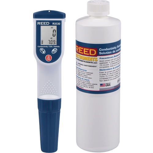 Conductivity/TDS/Salinity Meter & Solution Kit Ottawa Fastener Supply