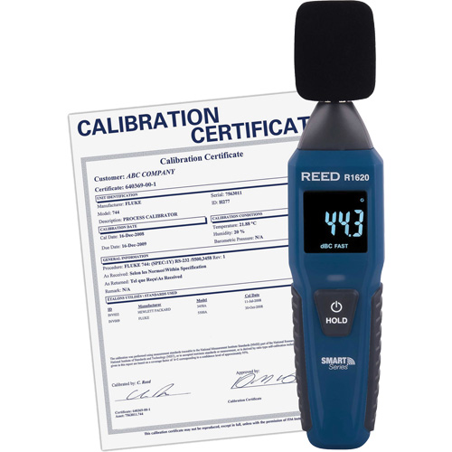 Bluetooth Smart Series Sound Level Meter with ISO Certificate, 30 - 130 dB Measuring Range Ottawa Fastener Supply