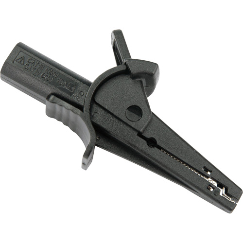 Pince crocodile noire pour le v&eacute;rificateur disolement haute tension R5002 Ottawa Fastener Supply