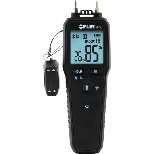 Pin Moisture Meter with Bluetooth&reg;, 1 - 99% Moisture Range Ottawa Fastener Supply